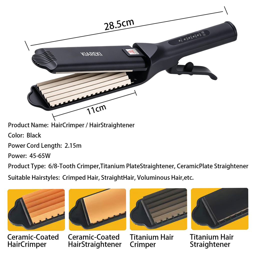 Hair Crimper & Hair Straightener